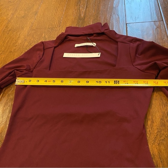 Susana Monaco open front mock neck long sleeve dress - Picture 13 of 16